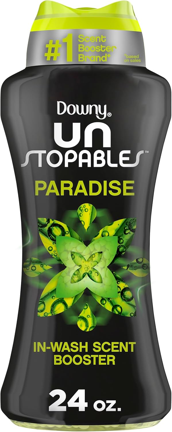 Downy Unstopables In Wash Scent Booster Beads, Fresh Scent, 24 oz, Downy Scent Booster Beads, Unstoppable Laundry Beads, Odor Protection