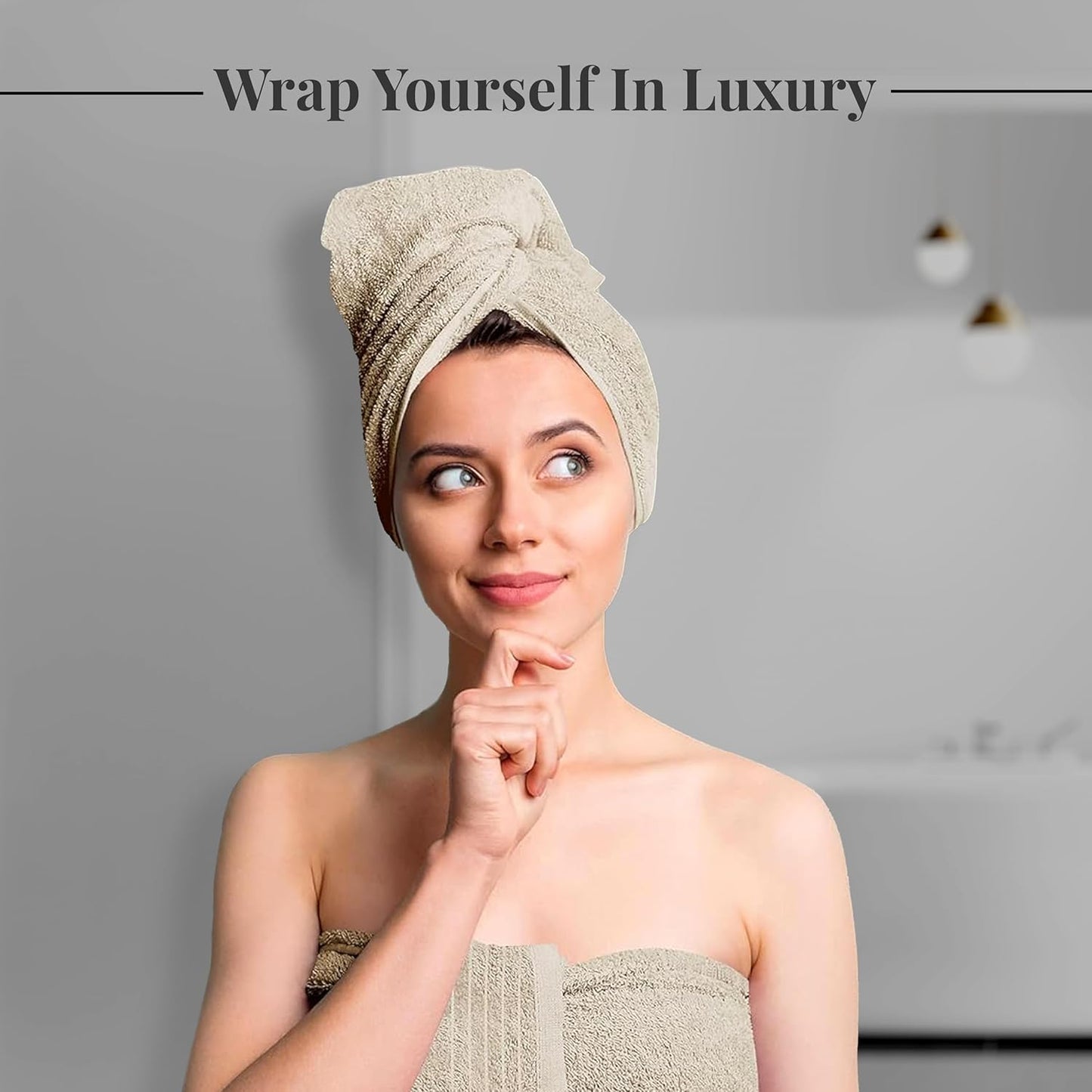 Tens Towels Extra Large Bath Towels 30 x 60 Inches, 100% Cotton, Larger & Lighter, Quicker to Dry, Lighter Weight, Super Soft and Absorbent, Perfect Bathroom Towels