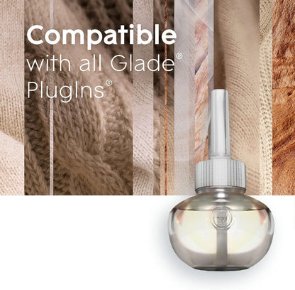 Glade PlugIns Refills Air Freshener, Scented and Essential Oils for Home and Bathroom, Apple Cinnamon, 3.35 Fl Oz, 5 Count