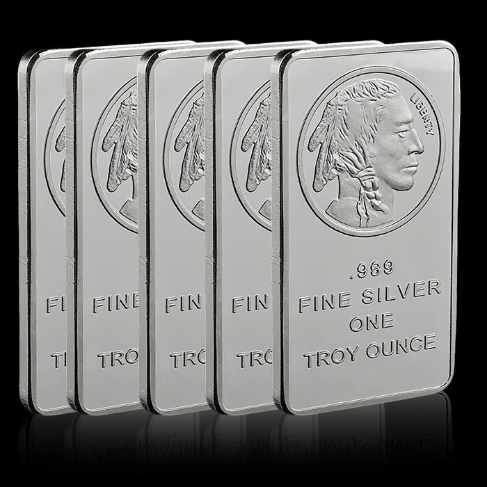 🔥Buffalo Silver Bar | Silvertowne Mint 999 Silver Bar
