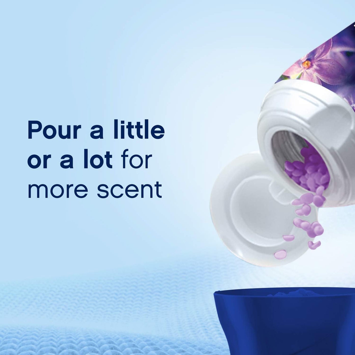 Downy Infusions In Wash Scent Booster Beads, CALM, Soothing Lavender and Vanilla Bean Scent, 24 oz Laundry Beads