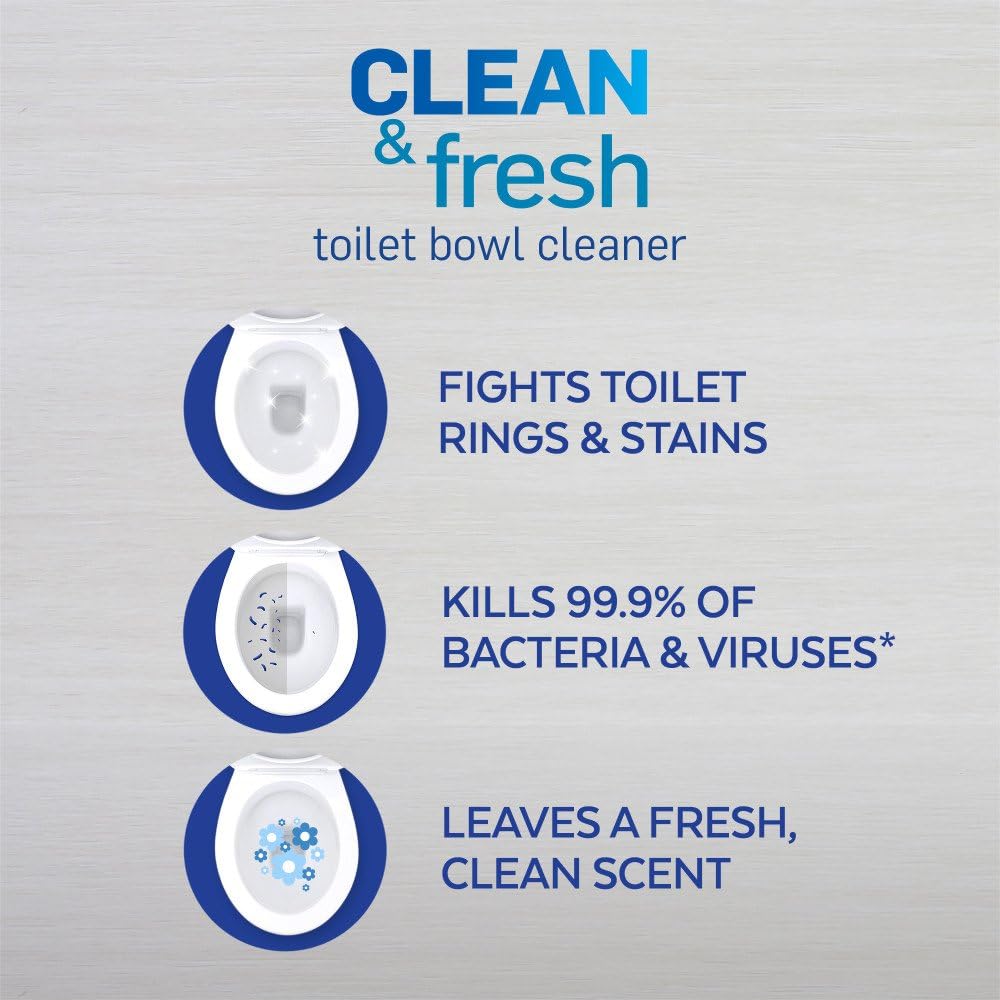 Lysol Cling Gel Toilet Bowl Cleaner, Country Scent, 24 Fl Oz (Pack of 3)