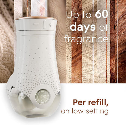 Glade PlugIns Refills Air Freshener, Scented and Essential Oils for Home and Bathroom, Apple Cinnamon, 3.35 Fl Oz, 5 Count