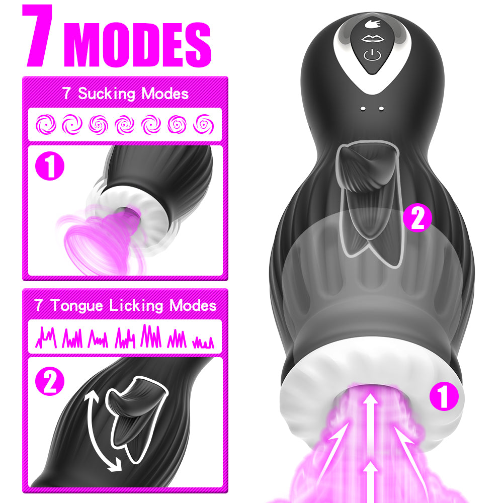 Viper - Vaccum Sucking Tongue Licking Male Penis Trainer