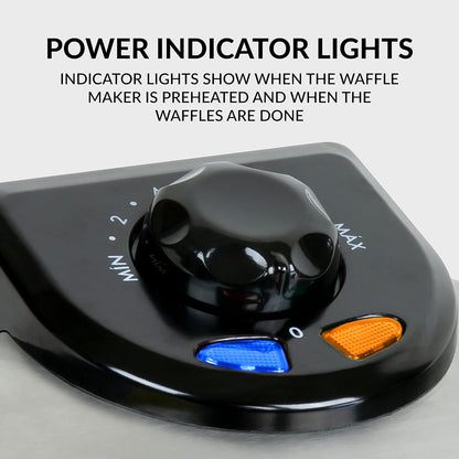 Nostalgia MyMini Cars and Trucks Shape Electric Waffle Maker, 5-Inch Non-Stick Griddle for Waffles, Hash Browns, Eggs, and More, Yellow