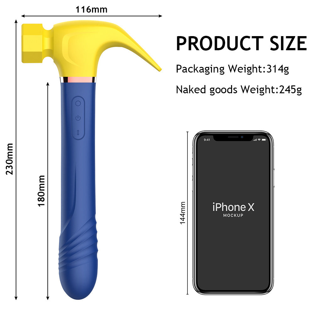Hammer Dildo  Clit   Sucking Vibrator