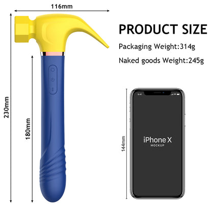 Hammer Dildo  Clit   Sucking Vibrator