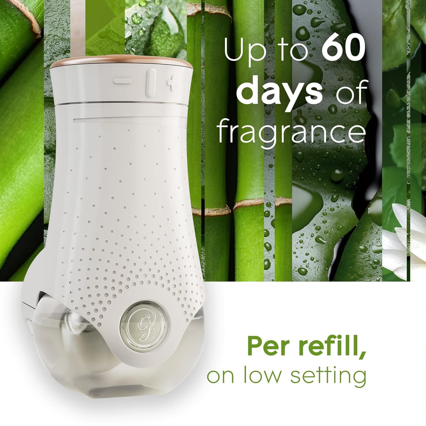 Glade PlugIns Air Freshener Starter Kit, Scented and Essential Oils for Home and Bathroom, Clean Linen, 4.02 Fl Oz, 2 Warmers and 6 Refills