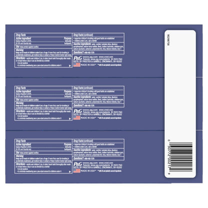 Crest 3D White Advanced Luminous Mint Teeth Whitening Toothpaste, 3.7 oz Pack of 4 - Helps Remove Surface Stains, Whitens Teeth, Strengthens Tooth Enamel, Protects Against Cavities