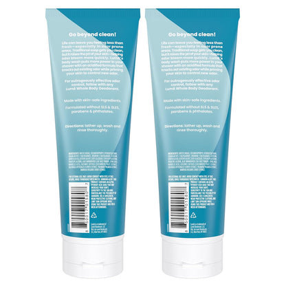 Lume Acidified Body Wash - 24 Hour Odor Control - Removes Odor Better than Soap - Moisturizing Formula - Formulated Without SLS or Parabens - OB/GYN Developed - 8.5 ounce (Peony Rose)