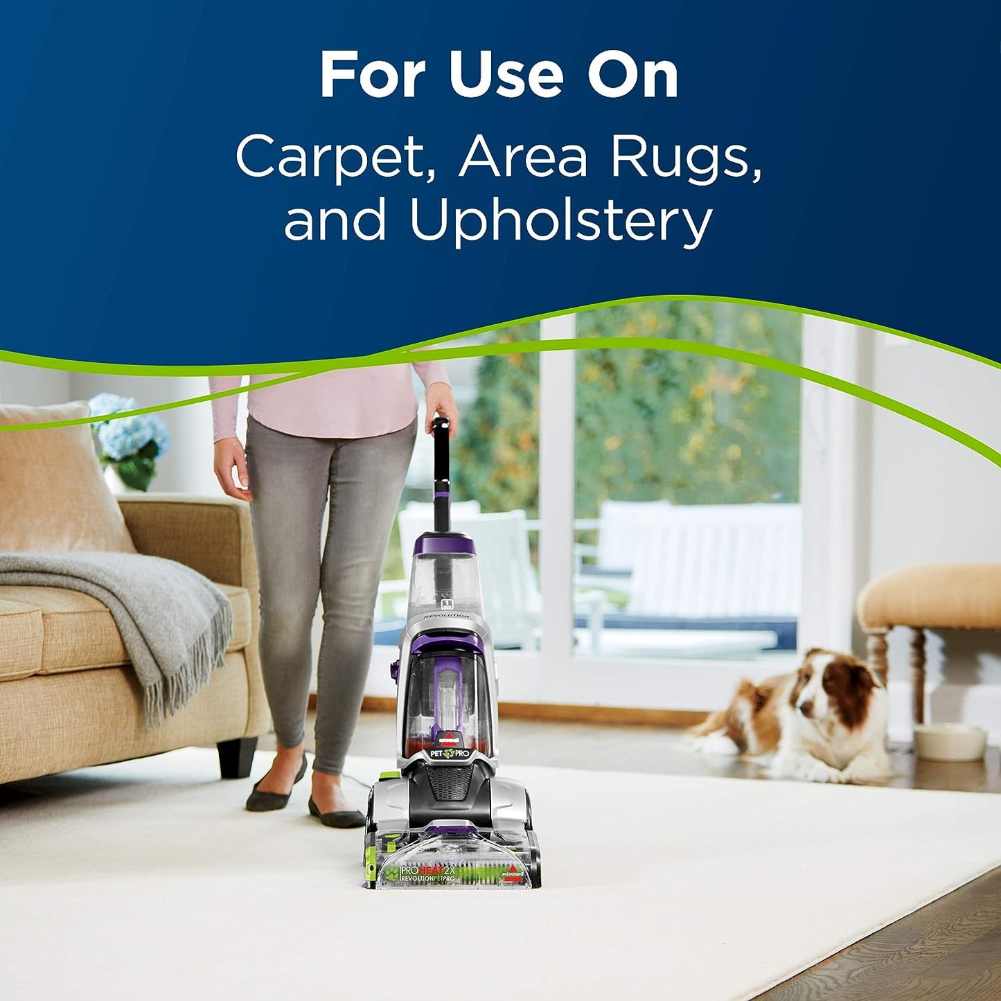 Bissell Professional Pet Urine Elimator with Oxy and Febreze Carpet Cleaner Shampoo 48 Ounce