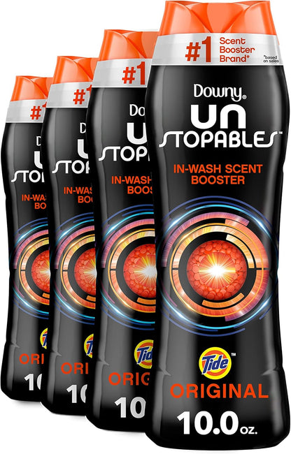 Downy Unstopables In Wash Scent Booster Beads, Fresh Scent, 24 oz, Downy Scent Booster Beads, Unstoppable Laundry Beads, Odor Protection