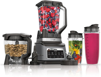 Ninja BN701 Professional Plus Blender, 1400 Peak Watts, 3 Functions for Smoothies, Frozen Drinks & Ice Cream with Auto IQ, 72-oz.* Total Crushing Pitcher & Lid, Dark Grey