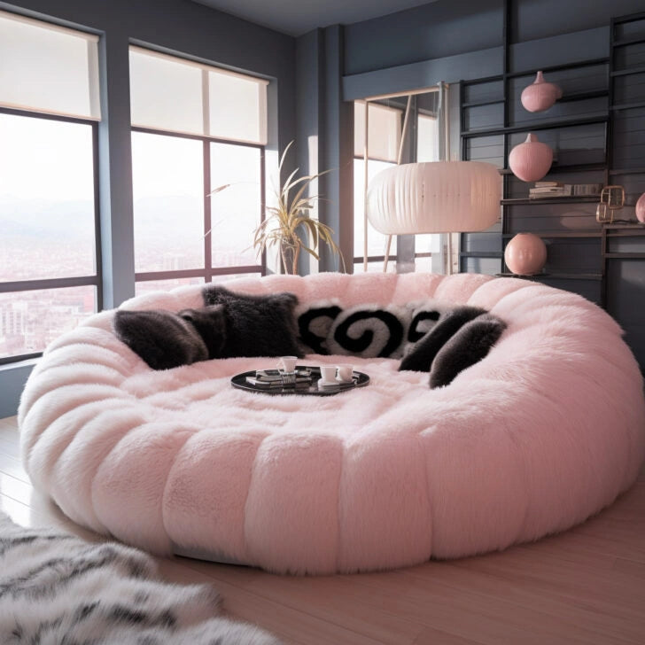 ⚡clearance sale🎁Winter Hot SaleThese Giant Circular Movie Sofas Might Be The Coziest Spot To Watch a Flick