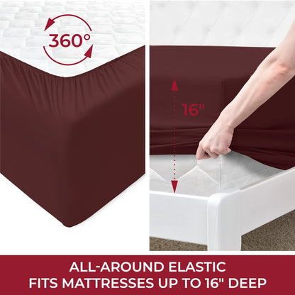 Queen Sheet Sett- 4 Piece