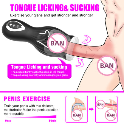 Viper - Vaccum Sucking Tongue Licking Male Penis Trainer