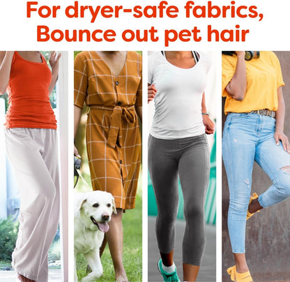 Bounce Pet Hair and Lint Guard Mega Fabric Softener Dryer Sheets with 3X Pet Hair Fighters, Fresh Scent, 180 Count, Bounce Dryer Sheets, Pet Hair Remover for Laundry