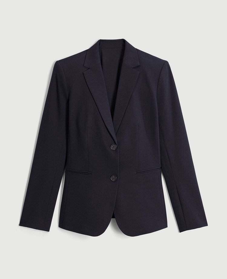 The Long Two-Button Blazer in Seasonless Stretch