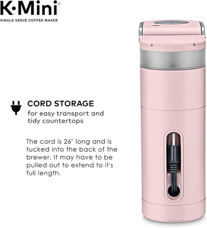 Keurig K-Mini Single Serve K-Cup Pod Coffee Maker, 6 to 12oz Brew size, with Cord Storage, Perfect for Small Spaces, Black