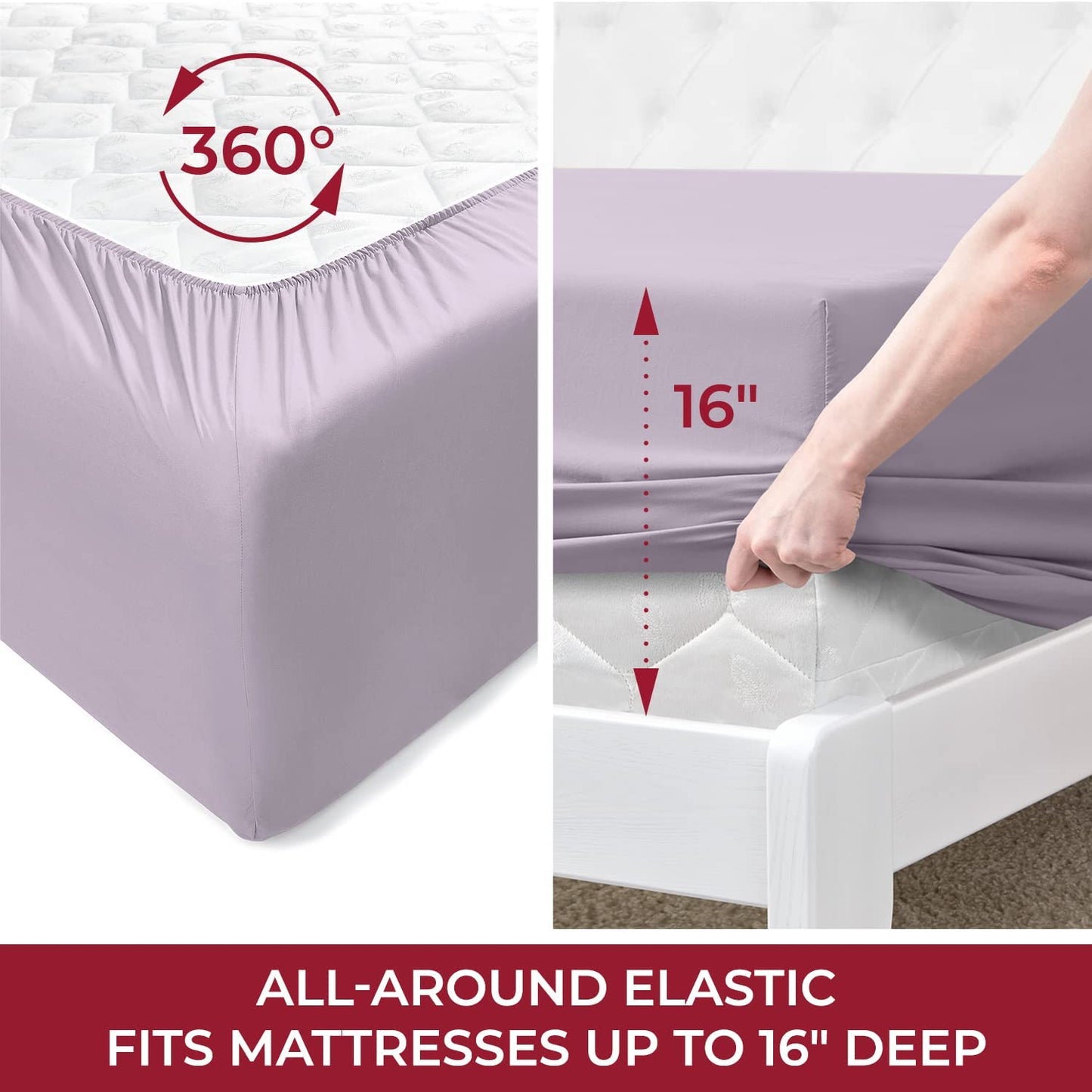 Queen Sheet Sett- 4 Piece