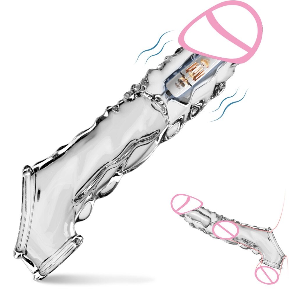 2023 latest hot style low price -Reusable penis extension vibrator