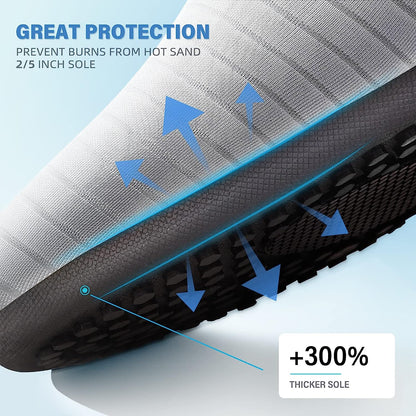 Water Shoes for Women Men Quick-Dry Aqua Socks Swim Beach Barefoot Yoga Exercise Wear Sport Accessories Pool Camping Must Haves Adult Youth Size