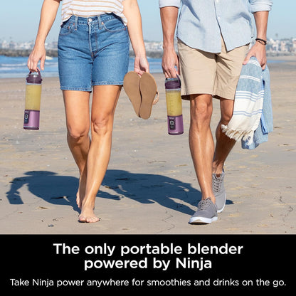 Ninja BC151BK Blast Portable Blender, Cordless, 18oz. Vessel, Personal Blender-for Shakes & Smoothies, BPA Free, Leakproof-Lid & Sip Spout, USB-C Rechargeable, Dishwasher Safe Parts, Black