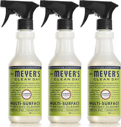 Mrs. Meyer's All-Purpose Cleaner Spray, Lemon Verbena, 16 fl. oz - Pack of 3