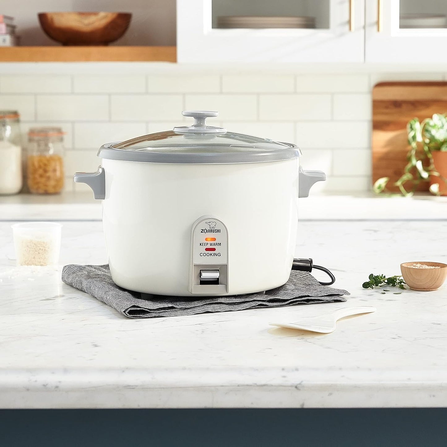 Zojirushi 3 Cup Rice Cooker/Steamer ( White)