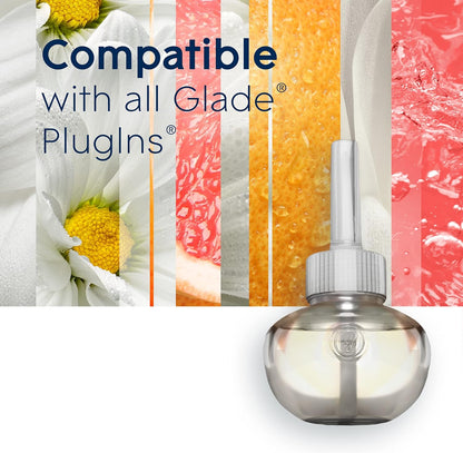 Glade PlugIns Air Freshener Starter Kit, Scented and Essential Oils for Home and Bathroom, Clean Linen, 4.02 Fl Oz, 2 Warmers and 6 Refills