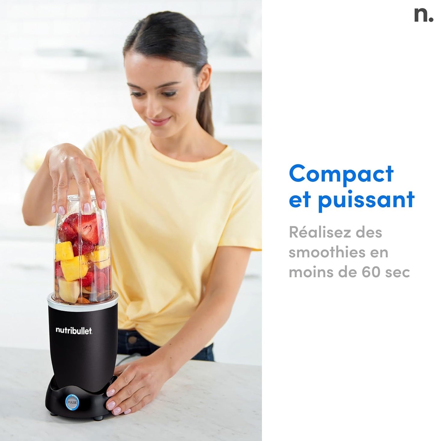 nutribullet® Pro+ 1200 Watt Personal Blender with Pulse Function SKU – Matte Black