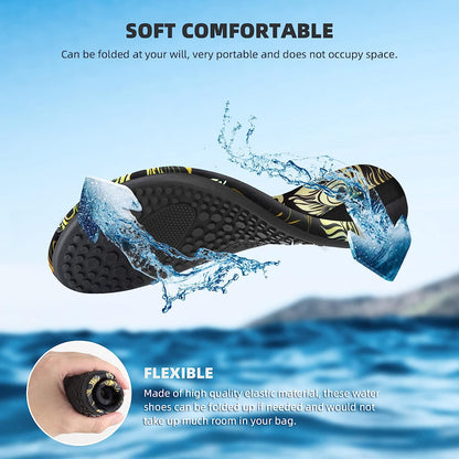 Water Shoes for Women Men Quick-Dry Aqua Socks Swim Beach Barefoot Yoga Exercise Wear Sport Accessories Pool Camping Must Haves Adult Youth Size
