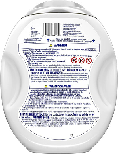 Tide Hygienic Clean Heavy 10x Duty Power PODS Laundry Detergent Pacs For Visible and Invisible Dirt, Spring Meadow Scent, 45 Count