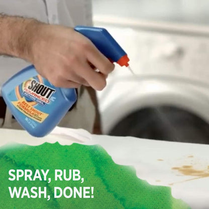 Shout Advanced Laundry Stain Remover Gel, Breaks Down 100+ Types of Tough Stains - 22oz Spray