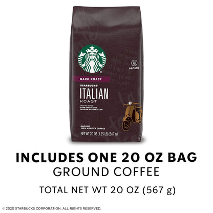 Starbucks Ground Coffee, Dark Roast Coffee, Caffè Verona, 100% Arabica, 1 bag (28 oz)