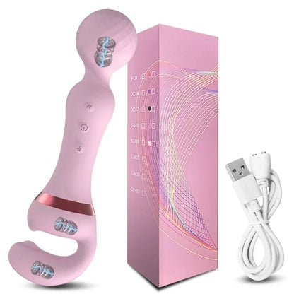 HOT 2 IN 1 AV VIBRATOR FEMALE MAGIC WAND CLITORIS STIMULATOR