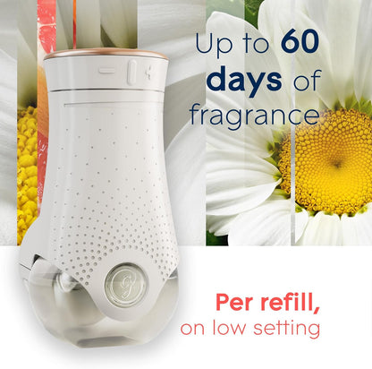 Glade PlugIns Air Freshener Starter Kit, Scented and Essential Oils for Home and Bathroom, Clean Linen, 4.02 Fl Oz, 2 Warmers and 6 Refills