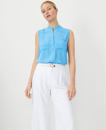 Sleeveless Camp Shirt