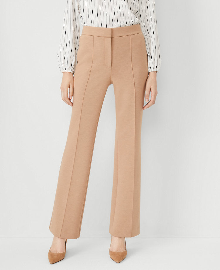 The Pintucked Trouser Pant in Double Knit