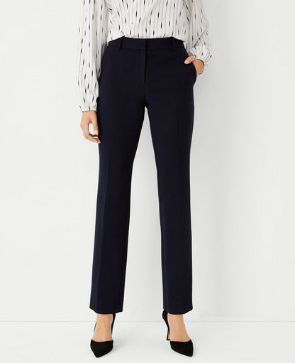 The Petite Sophia Straight Pant - Curvy Fit