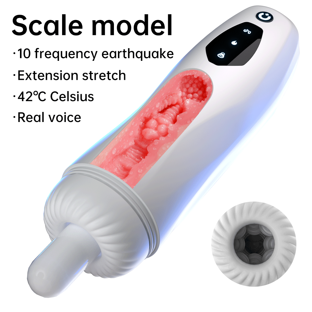 Retractable Vibrating Masturbation Cup Automatic Male Masturbation Sex Toy