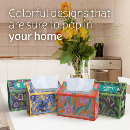 Kleenex Expressions Disposable Paper Hand Towels, 6 Boxes, 60 Towels per Box (360 Total Hand Towels), Packaging May Vary