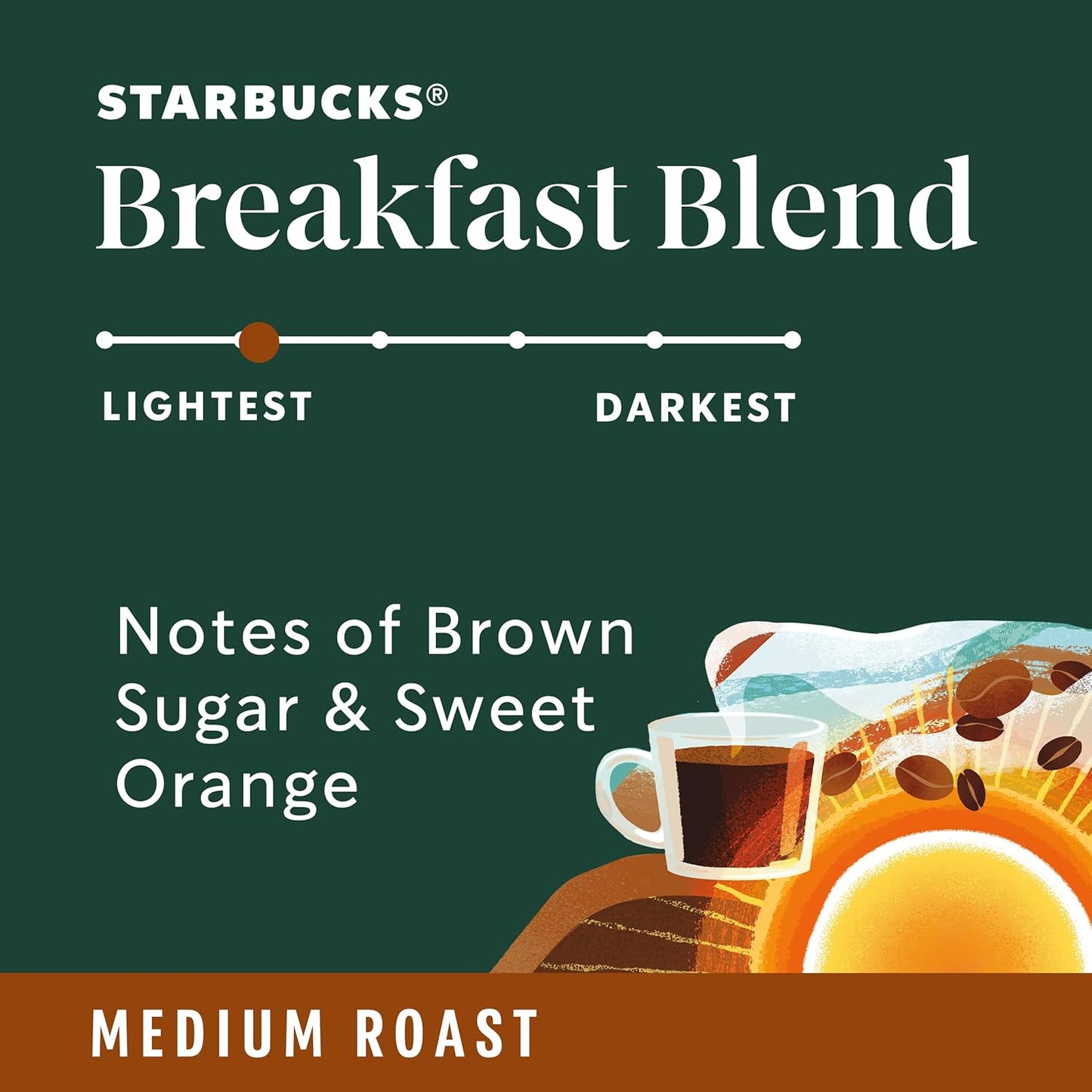 Starbucks Ground Coffee, Medium Roast Coffee, Pike Place Roast, 100% Arabica, 1 Bag (28 Oz)