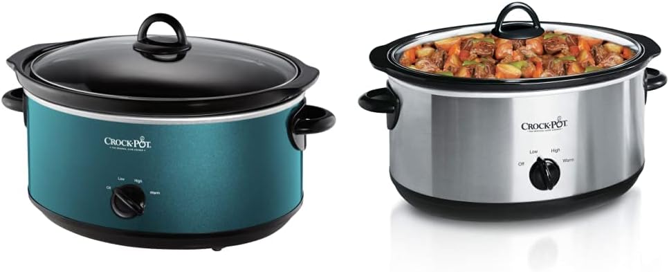 Crockpot SCV700-CH-BR Slow Cooker, 7 quarts, Charcoal