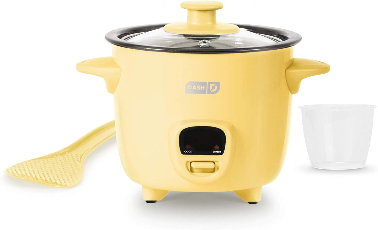 DASH Mini Rice Cooker Steamer with Removable Nonstick Pot, Keep Warm Function & Recipe Guide, .5 Quart, for Soups, Stews, Grains & Oatmeal - Aqua