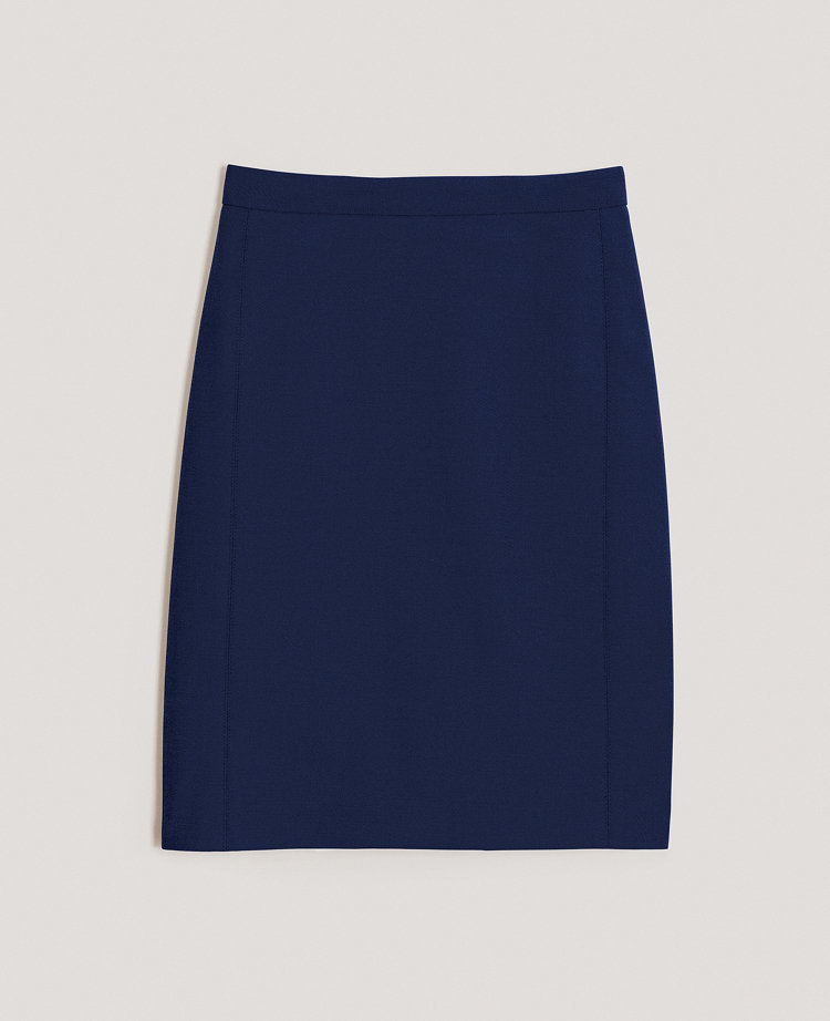 The Seamed Pencil Skirt in Bi-Stretch