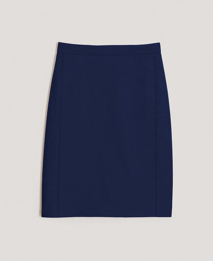 The Seamed Pencil Skirt in Bi-Stretch