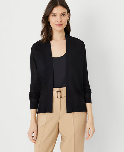 Petite Lightweight Open Cardigan