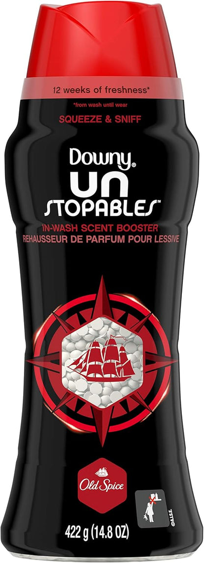 Downy Unstopables In Wash Scent Booster Beads, Fresh Scent, 24 oz, Downy Scent Booster Beads, Unstoppable Laundry Beads, Odor Protection