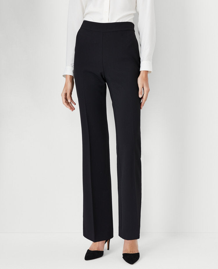 The Petite Side Zip Trouser Pant in Fluid Crepe